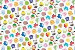 Squishmallows Cows and Bees Allover in Pink