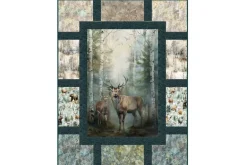 Stag and Stone Forest of Birches Beige Scenic