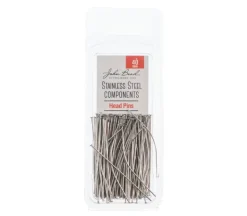 Stainless Steel 40mm Head Pins – 100 pcs