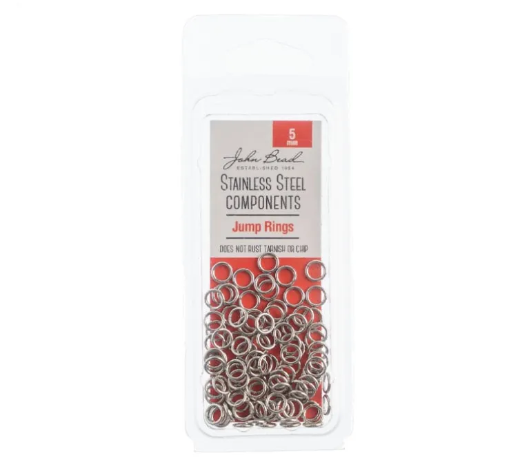 Stainless Steel 5mm Jump Ring – 100 Piece