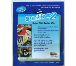 Steam-A-Seam 2 – 9-inch x 12-inch Sheets – 5 Piece