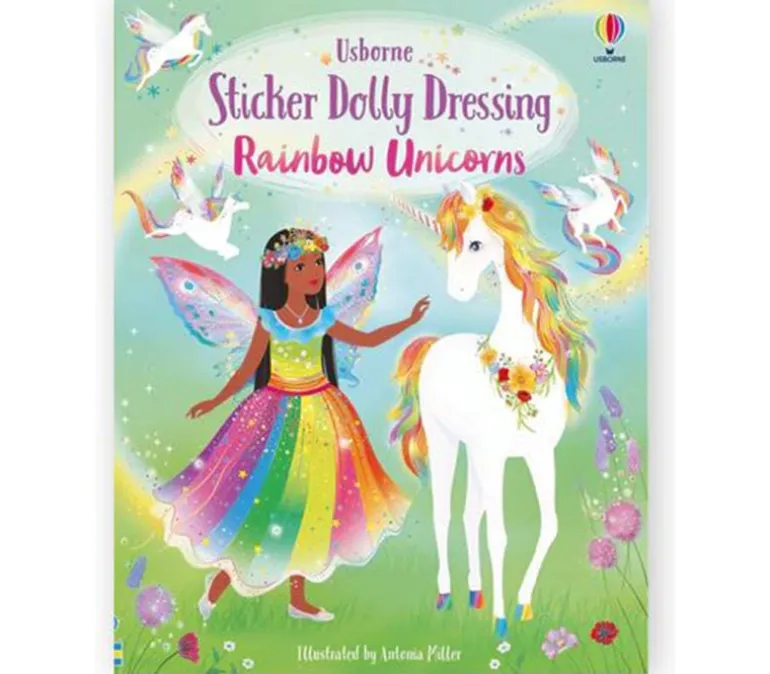 Sticker Dolly Dressing – Rainbow Unicorns