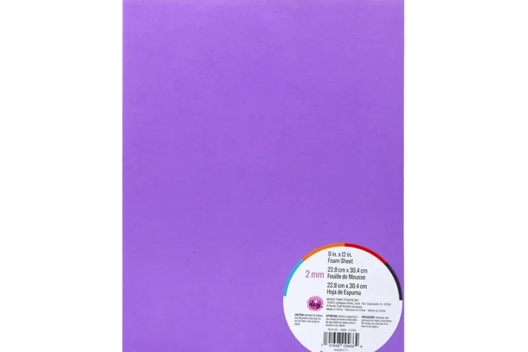 Sticky Back Foam Sheet Value Pack – 6″X9″ – 40pc. – Ast. Colors