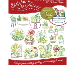 Stitcher’s Revolution Iron On Transfer – Desert Bloom