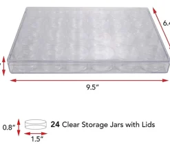 Storage with 24 Containers by Beadsmith