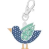 Stork Scissors Enamel Charm or Zipper Pull ST-34533
