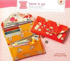 Straight Stitch Pattern – Have It All Wallet