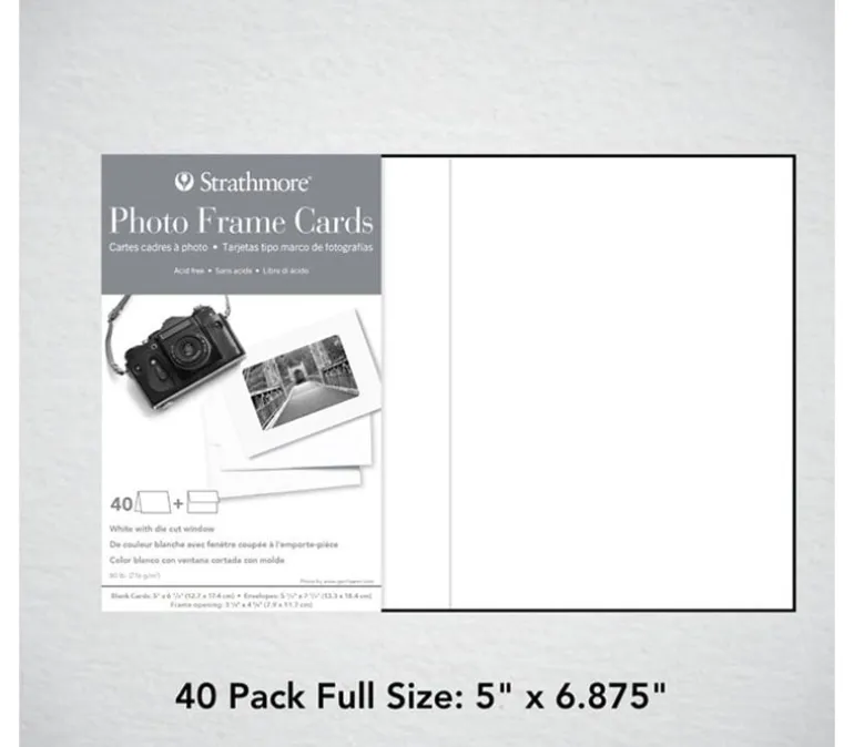 Strathmore Greeting Cards – Photo Frame – 6 Cards