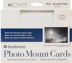 Strathmore Greeting Cards – Photo Mount – 6 Cards
