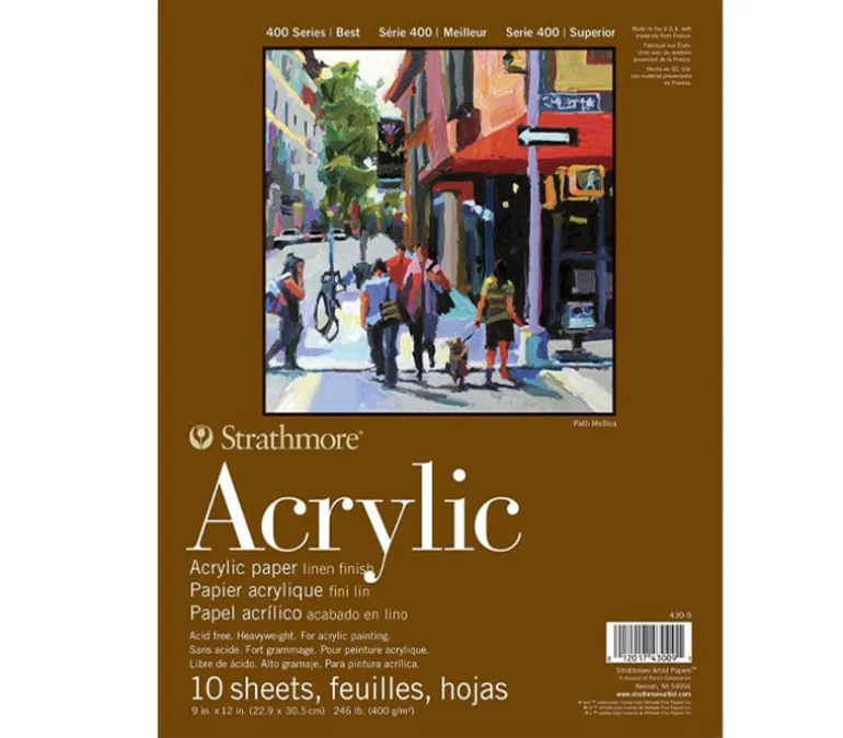 Strathmore 400 Series Acrylic Painting Pad – 9×12