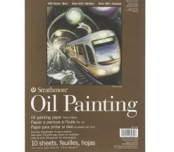 Strathmore 400 Series Oil Paper Pad – 9-inch x 12-inch
