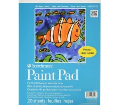 Strathmore 100 Series Paint Pad – 9-inch x 12-inch – Tape Bound – 20 Sheets