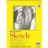 Strathmore 300 Series 50# Sketch Pad – 9-inch x 12-inch – Spiral Bound – 100 Sheets