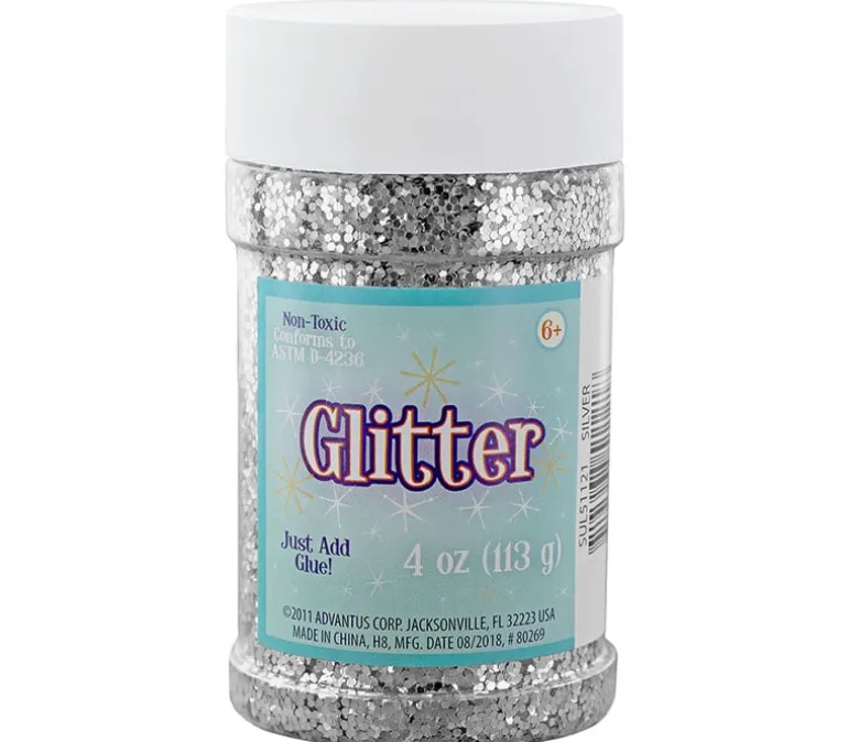 Sulyn Glitter – 4-ounce Jar – Silver