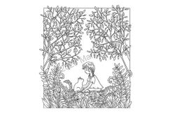 Summer Night Coloring Book Illustrated by Hanna Karlzon