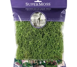 SuperMoss Spanish Moss – Grass Green – 4-ounce