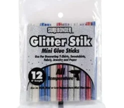 Surebonder Cs-15Vc Super Low Temperature Cool Shot Assorted Color Mini Glue Stick – 4″ x .27″ – 15 Sticks