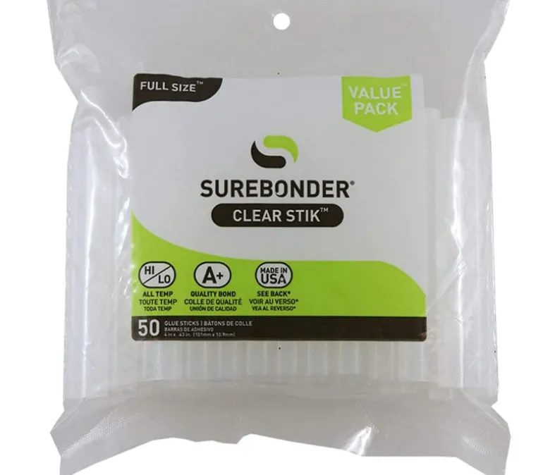 Surebonder Rr-5 Made In The Usa All-Temperature Standard Size Hot Melt Glue Roll-60″ (5 Feet)-7/16″ (.43″) Diameter