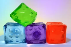 Surprise  Marble Stress Buster Cube Squishy Toy