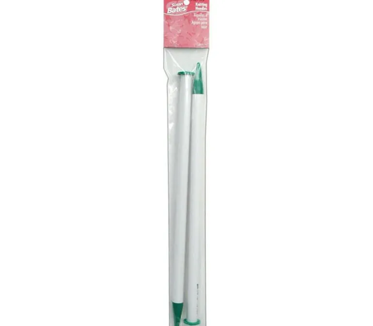 Susan Bates Luxite Jiffy Knit Plastic Needle – 14-inch – Size 19