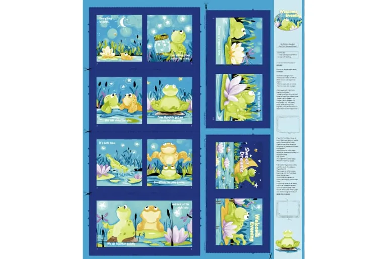 SusyBee Lewe the Ewe Soft Book Fabric Panel 36-in by 44-in