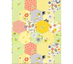 SusyBee Sweet Bees Honeycomb Patchwork
