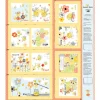 SusyBee Sweet Bees Soft Book Panel 36-inches by 44-inches