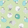 Sweet Little Lamb Dreamy Little Lambs on Green