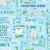 Sweet Little Lamb Sweet and Cozy Words on Sky Blue