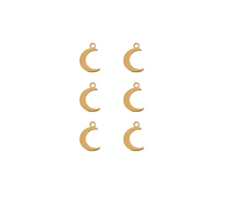 Sweet & Petite Charms – Stars Gold – 6 Charms