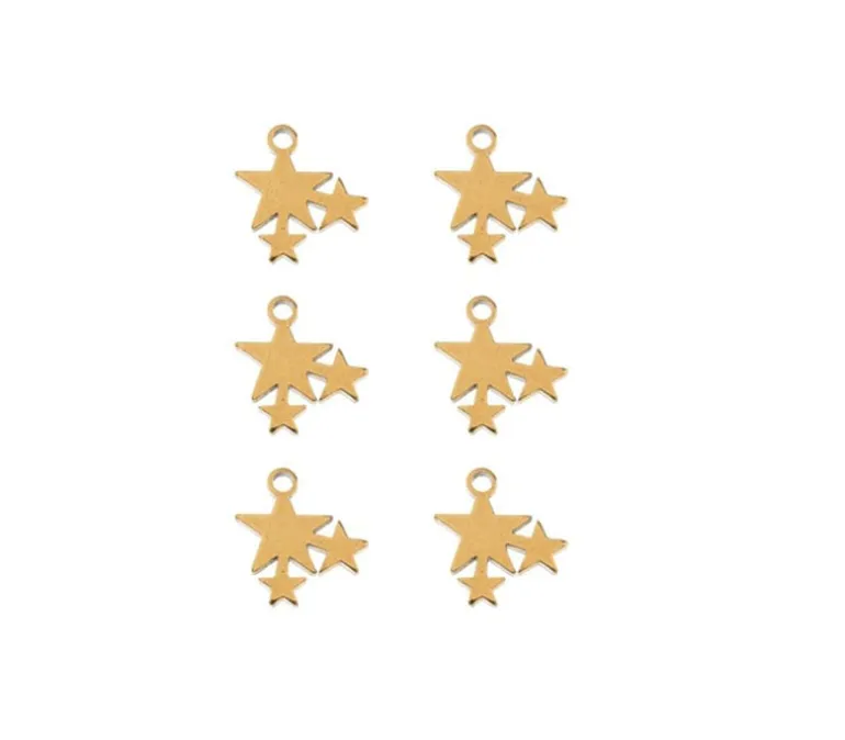Sweet & Petite Charms – Tree Of Life Gold – 6 Charms