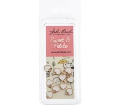 Sweet & Petite Charms – Water Lily Gold – 6 Charms