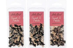 Sweet & Petite Halloween Bat Charms, 23x12mm, 10 Count