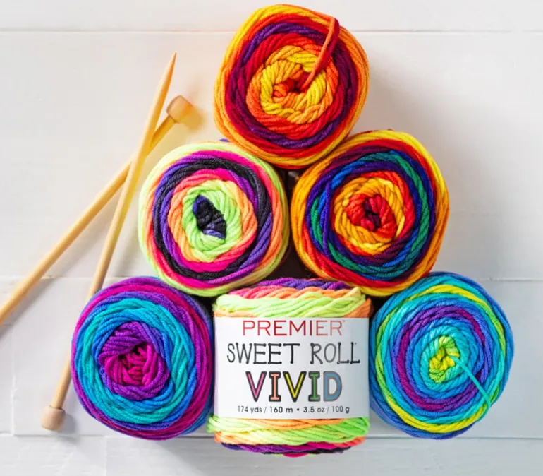 Sweet Roll Vivid Yarn (view colors)