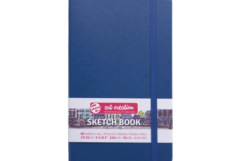 Talens Art Creation 5.11X8.27 Hardcover Sketchbook – Navy Blue
