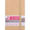 Talens Art Creation 4.72X4.72 Hardcover Sketchbook – Red