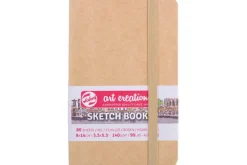 Talens Art Creation 8.27X5.83 Hardcover Sketchbook – White/Gold