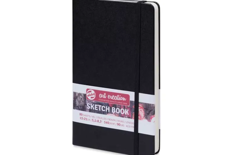 Talens Art Creation 5.11X8.27 Hardcover Sketchbook – Yellow
