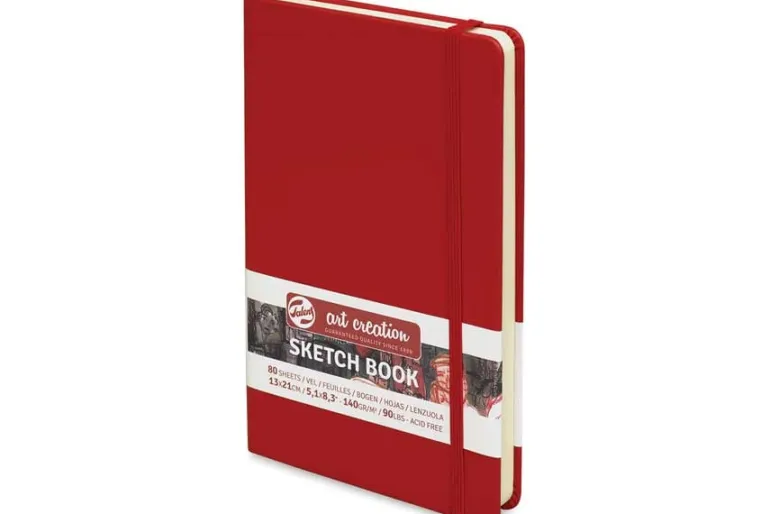 Talens Art Creation 5.11X8.27 Hardcover Sketchbook – Yellow
