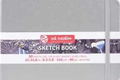 Talens Art Creation 5.11X8.27 Kraft Hardcover Sketchbook