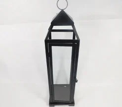 Tall Black Metal Lantern