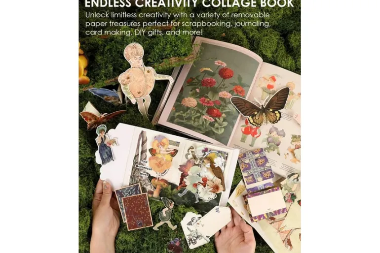 The Botanical Muse 200+ Page Collage Activity Book