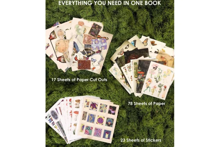 The Botanical Muse 200+ Page Collage Activity Book