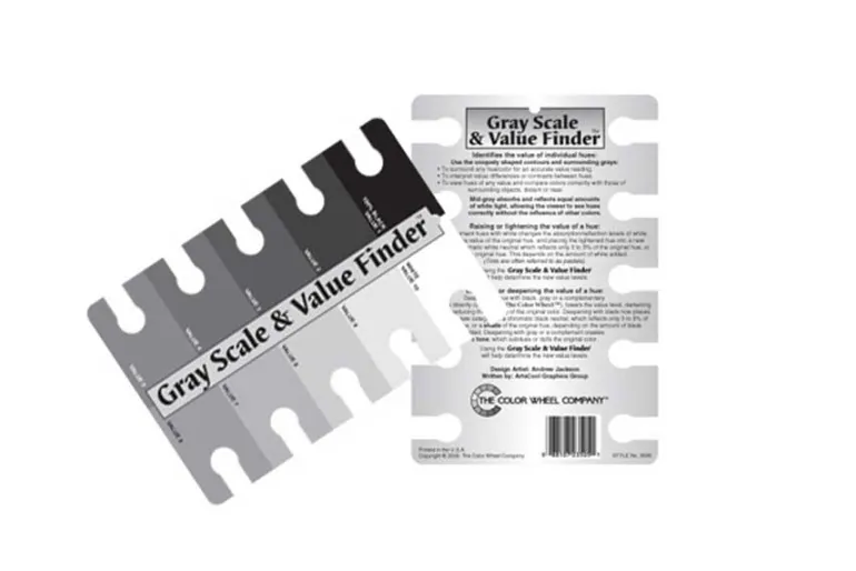 The Color Wheel Grey Scale and Value Finder