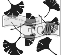 The Crafters Workshop Ginkgo Leaves Stencil