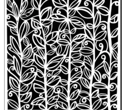 The Crafters Workshop Leafy Vines Stencil