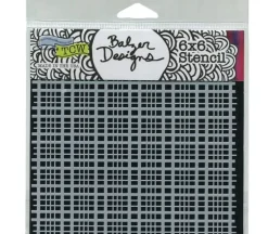 The Crafters Workshop Stencil – Plaid Fringe