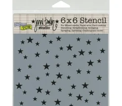The Crafters Workshop Stencil – Mini Random Stars