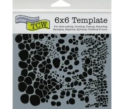 The Crafters Workshop Stencil – Mini Cell Theory
