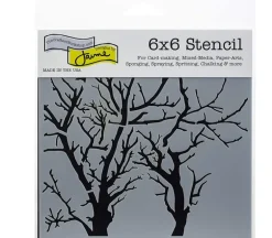 The Crafters Workshop Stencil – Branches Reversed